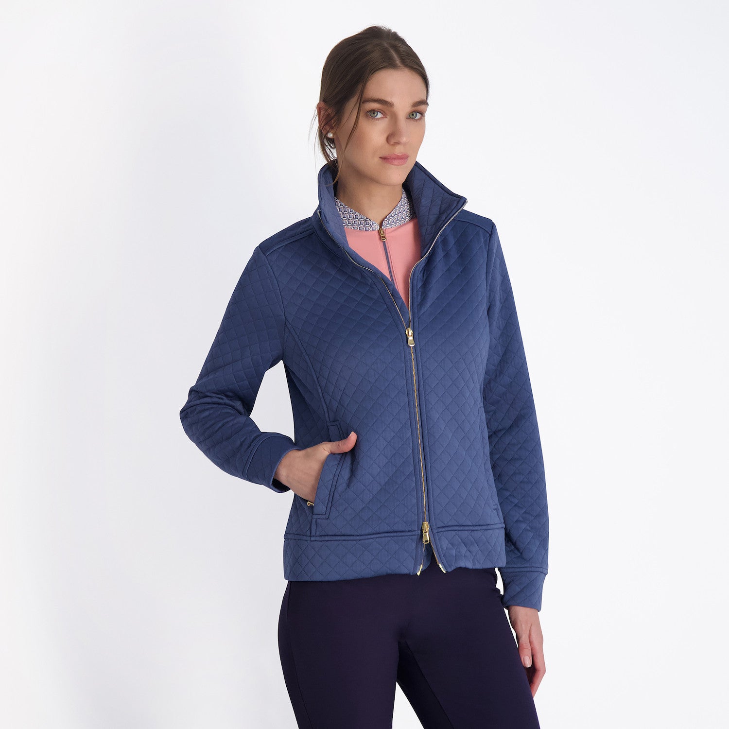 Ramsey Quilted Jacket - SAPPHIRE