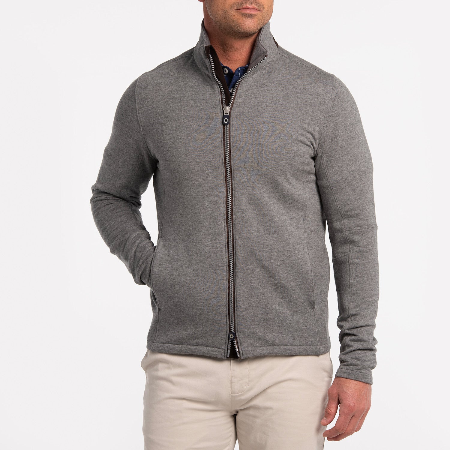 Mara Full Zip - CHARCOAL HEATHER