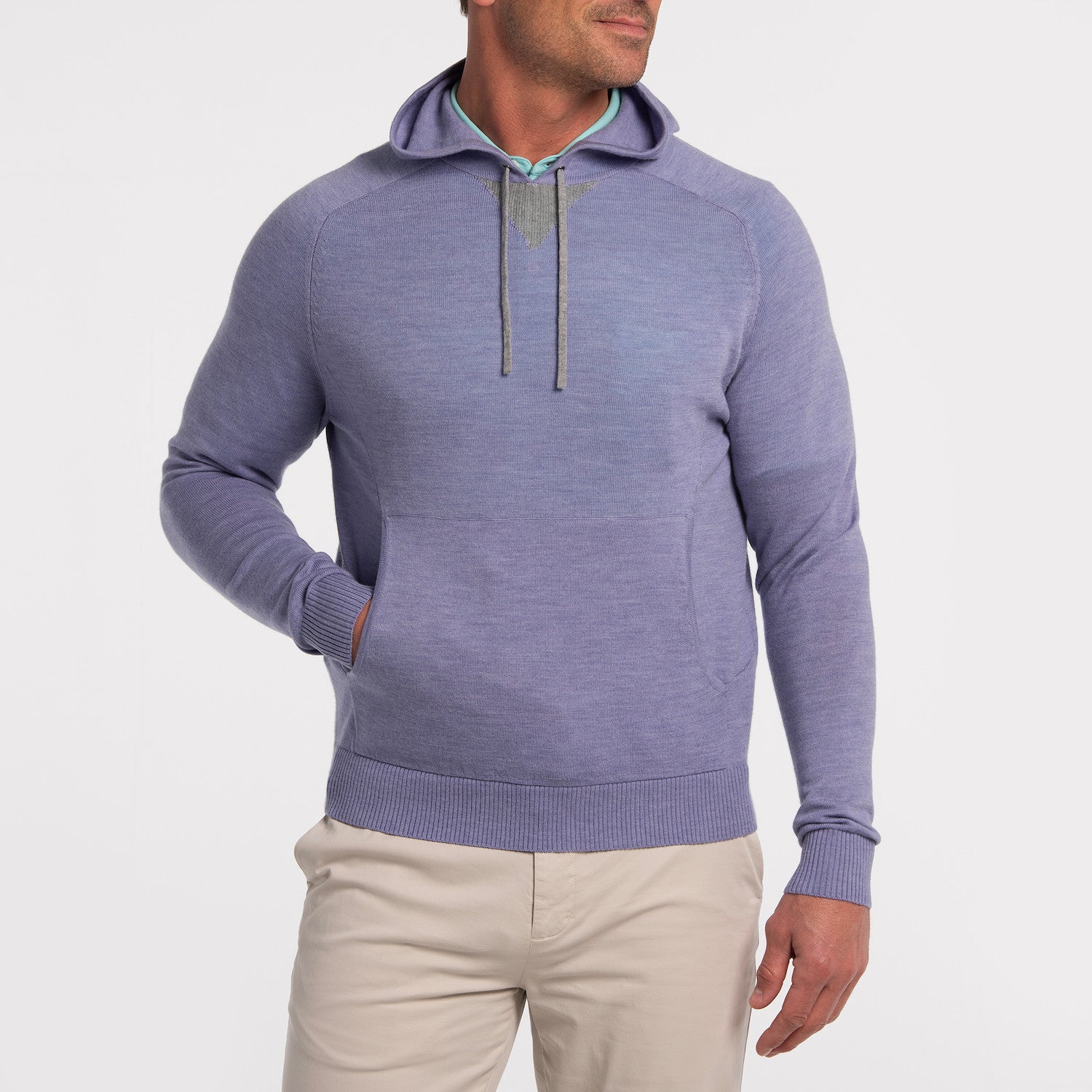 Finn Merino Hoodie - RIGHTEOUS HEATHER