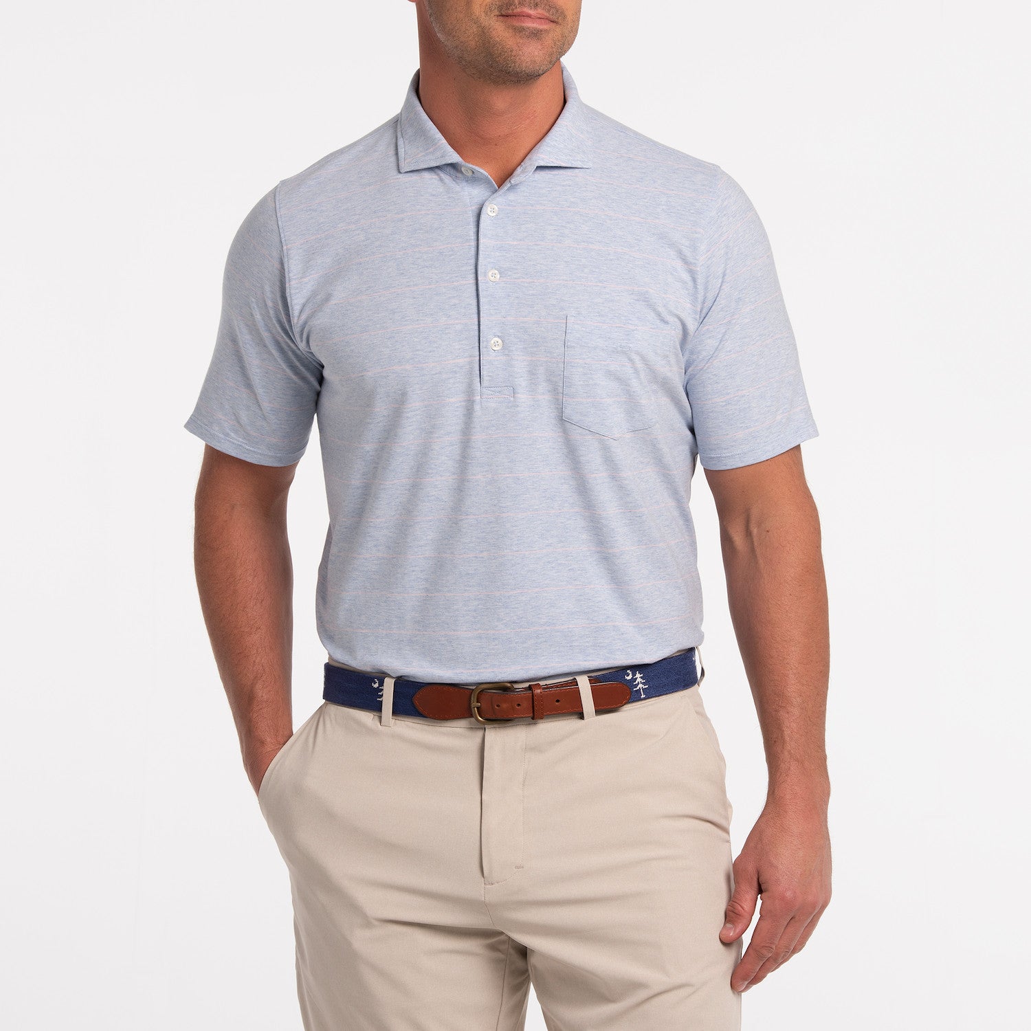 Murph Polo - BATIK HEATHER