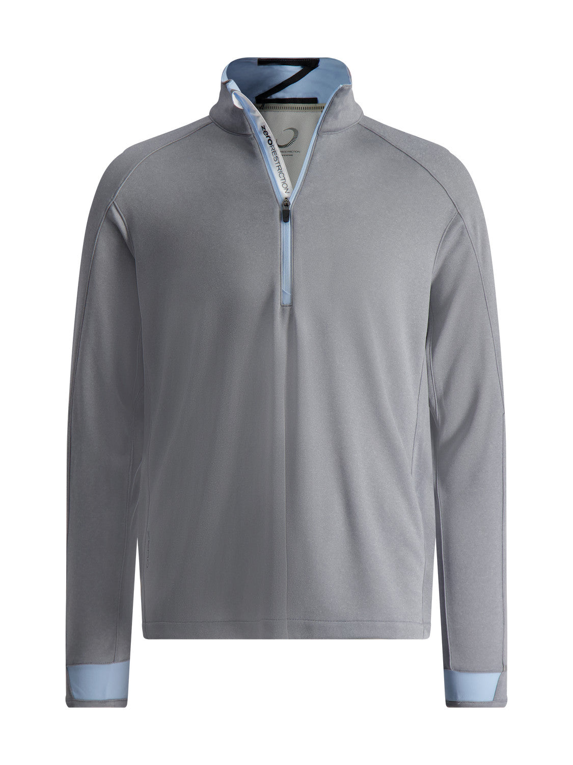 Z425 Quarter Zip Pullover - GREY HEATHER/SKYWAY