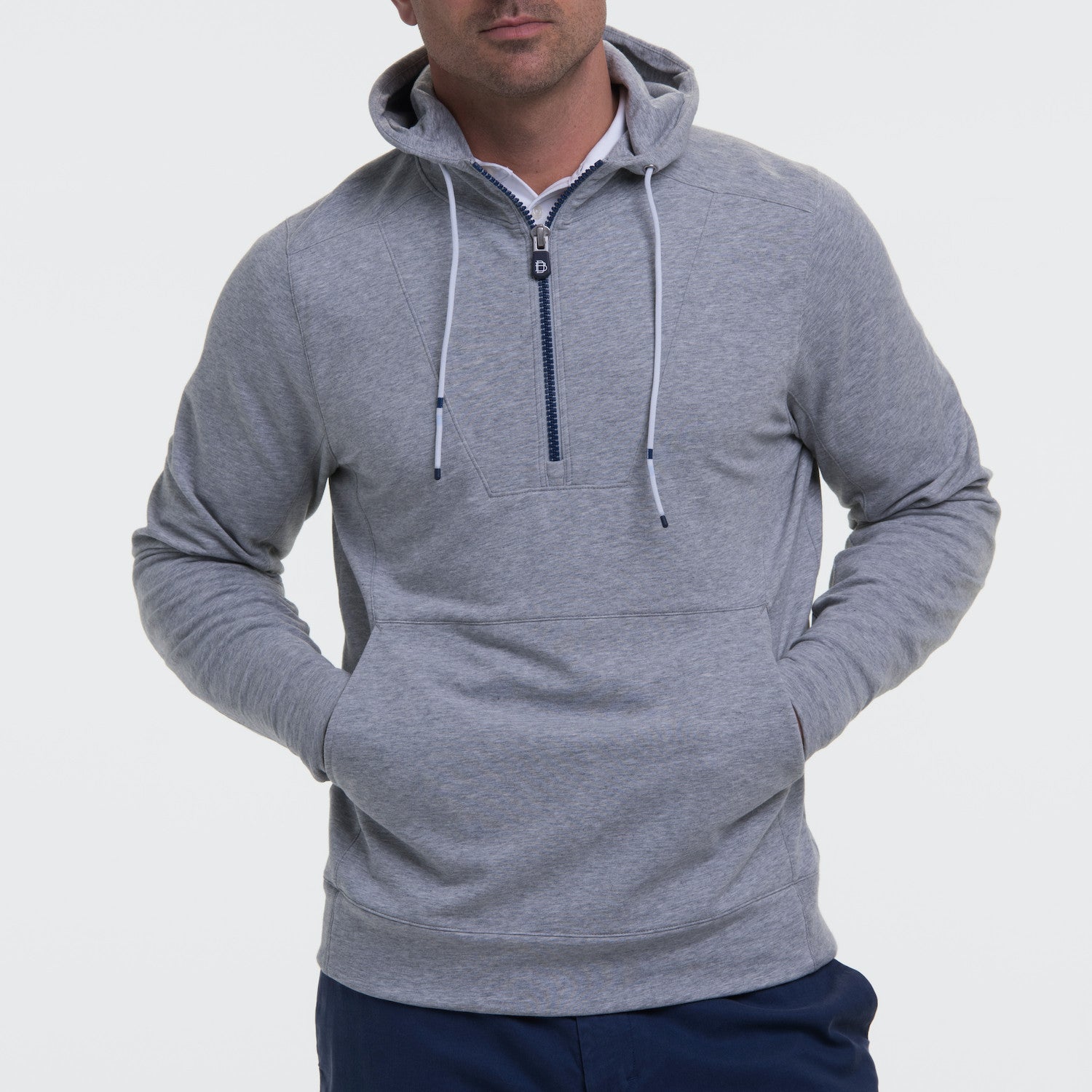 The Proctor Hoodie - GREY HEATHER